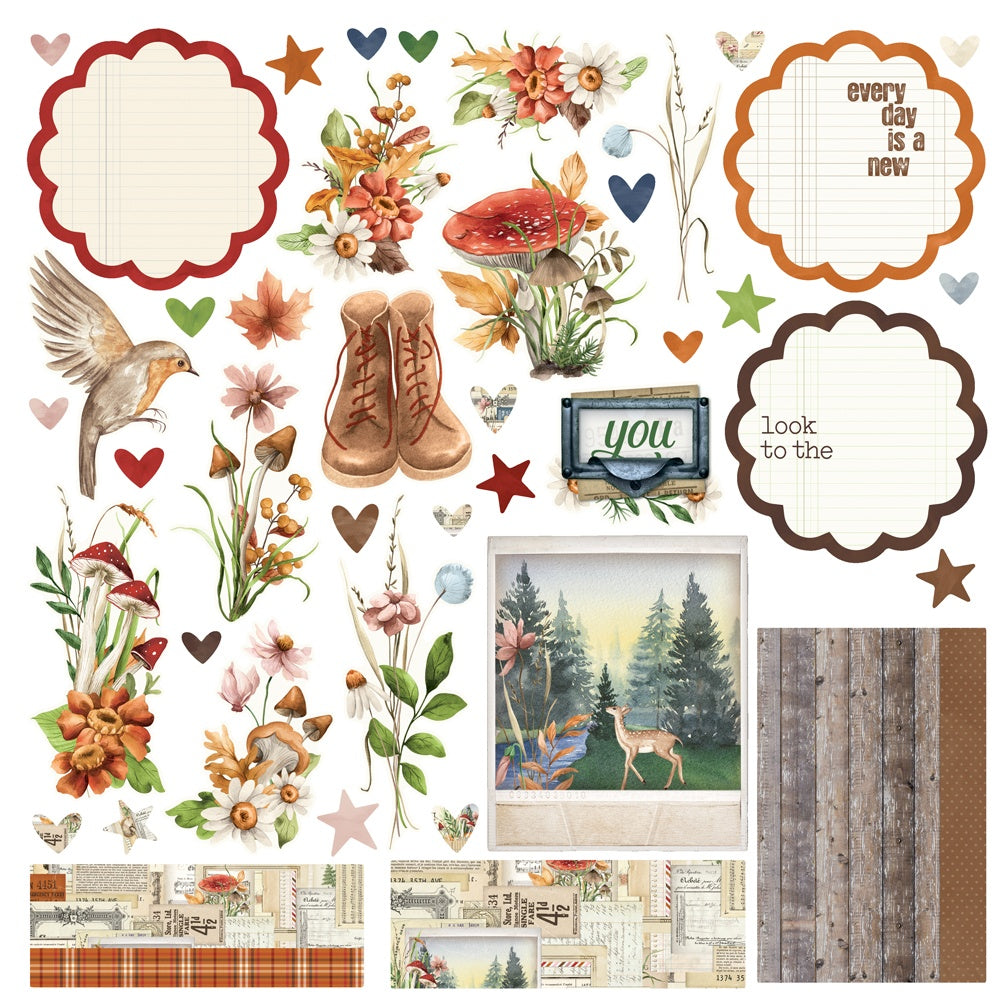Simple Stories Simple Cards Card Kit-Simple Vintage Woodlands