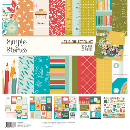 Simple Stories Collection Kit 12"X12-Book Fair