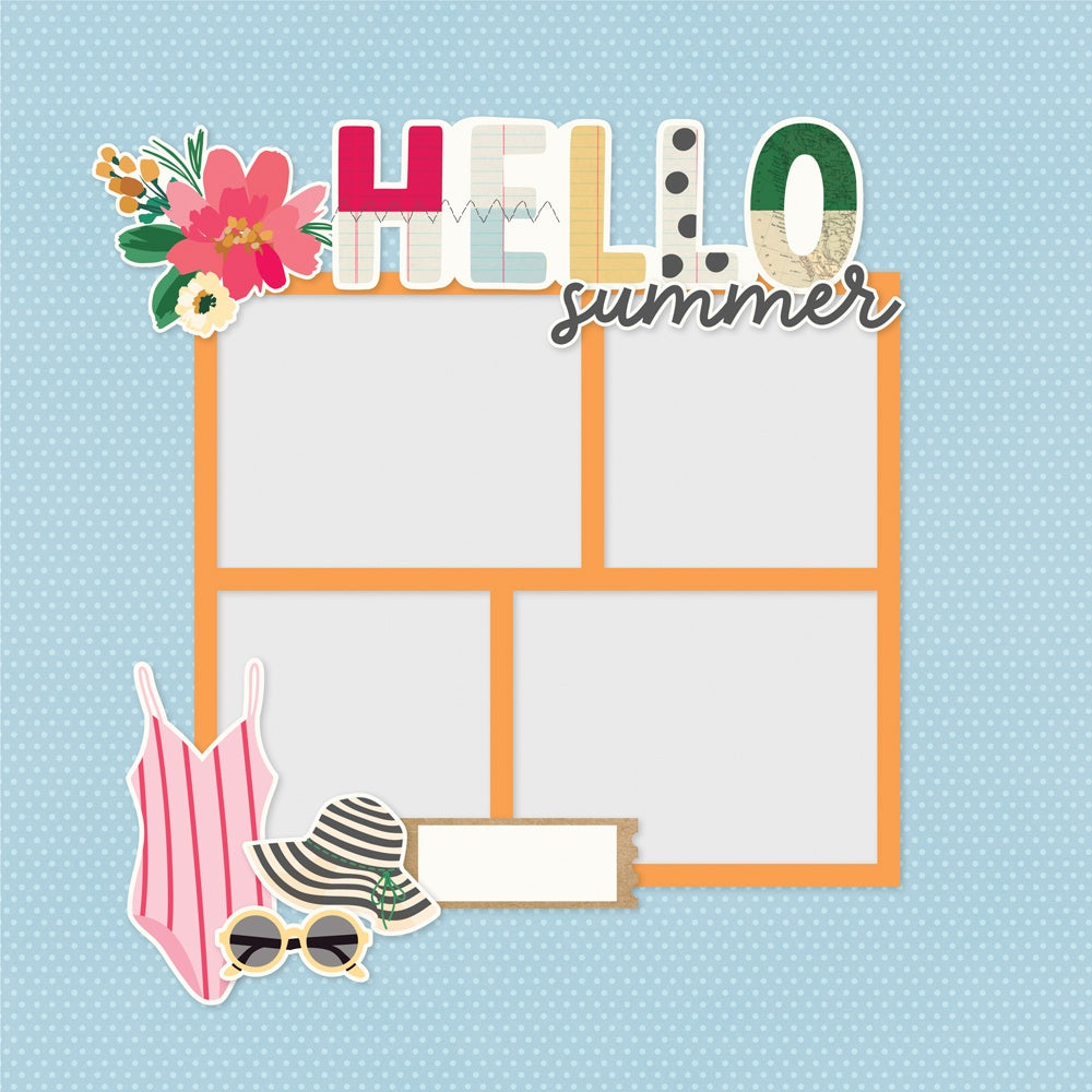 Simple Stories Simple Page Pieces-Sunny Days