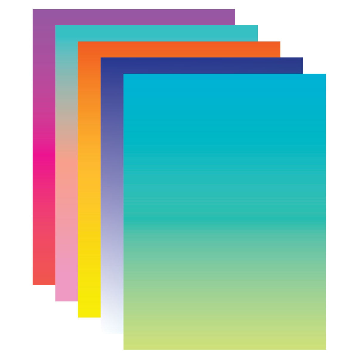 Hero Arts Hero Transfers Set 6"X8"-Floral Rainbow