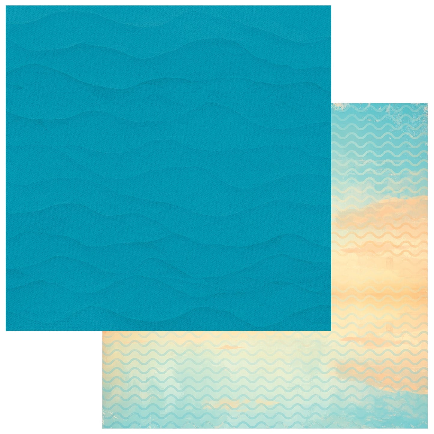Beach Vibes Double-Sided Cardstock 12"X12"-Shoreline