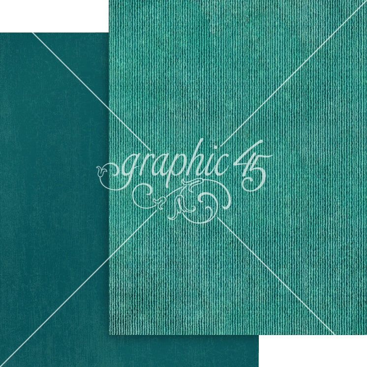 Graphic 45 Patterns & Solids Collection Pack 8.5"X11"-Seas The Day