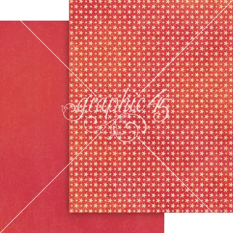 Graphic 45 Patterns & Solids Collection Pack 8.5"X11"-Seas The Day