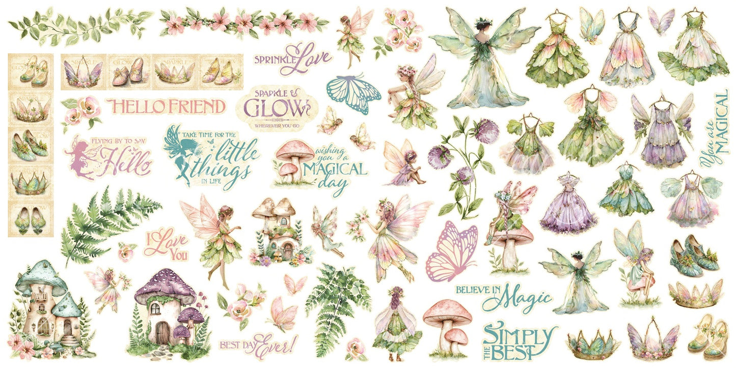 Graphic 45 Ephemera Set-Fairy Boutique