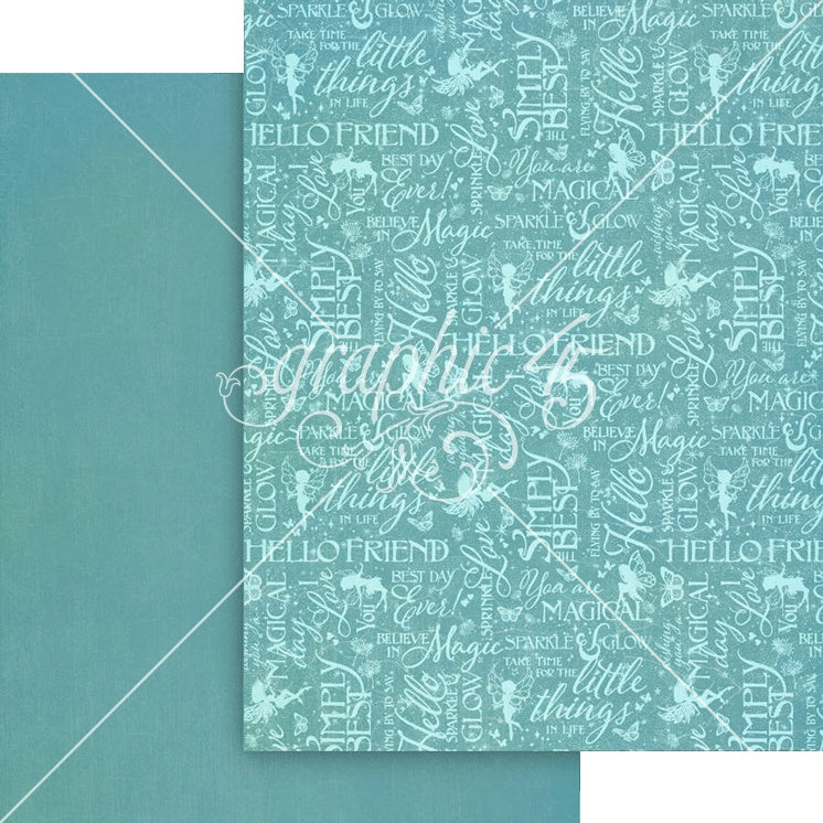 Graphic 45 Patterns & Solids Collection Pack 8.5"X11"-Fairy Boutique