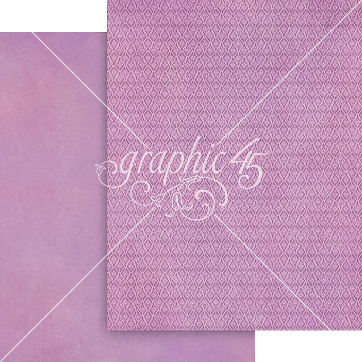 Graphic 45 Patterns & Solids Collection Pack 8.5"X11"-Fairy Boutique