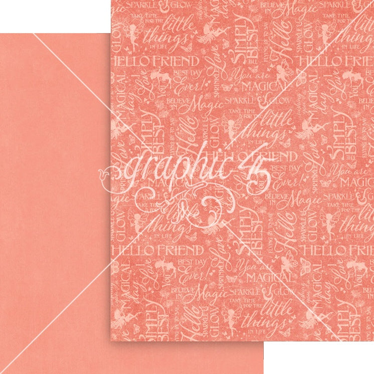 Graphic 45 Patterns & Solids Collection Pack 8.5"X11"-Fairy Boutique