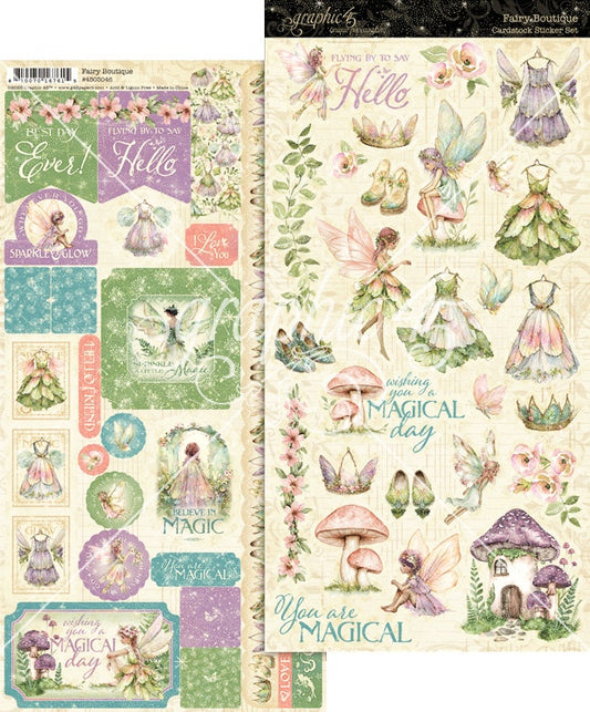 Graphic 45 Sticker Set-Fairy Boutique