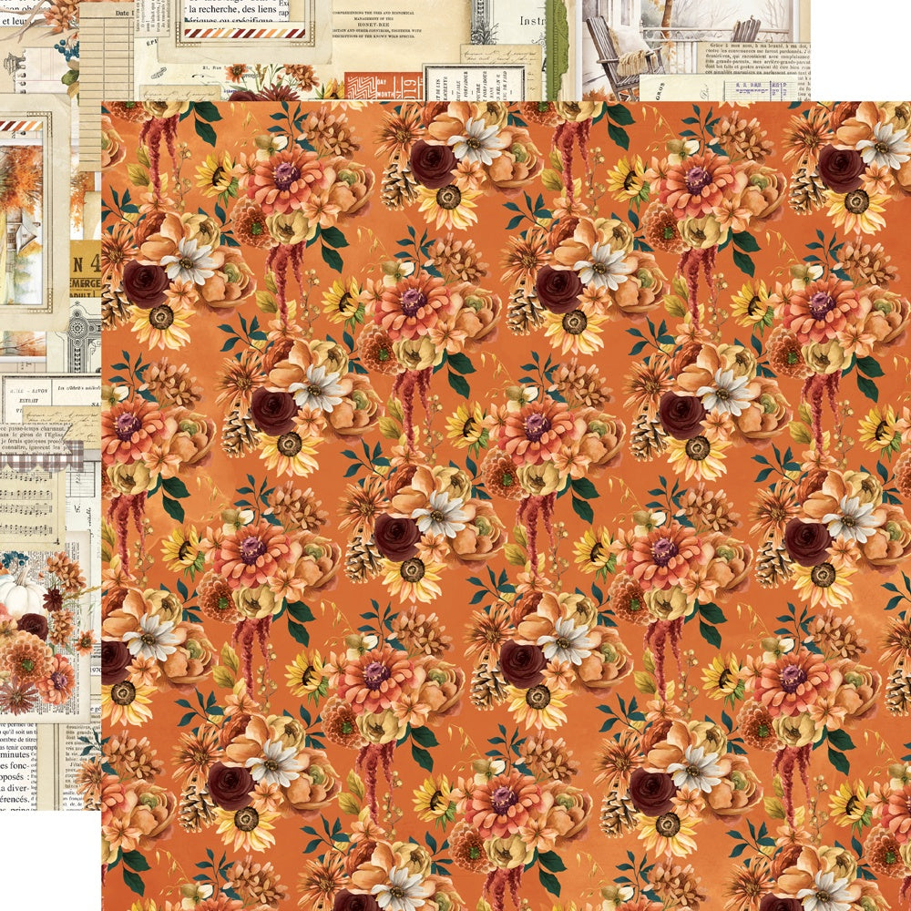 Simple Vintage Autumn Breeze Double-Sided Cardstock 12"X12"