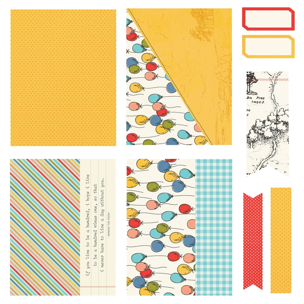 Simple Stories Simple Cards Card Kit-Say Cheese Classic Pooh Birthday