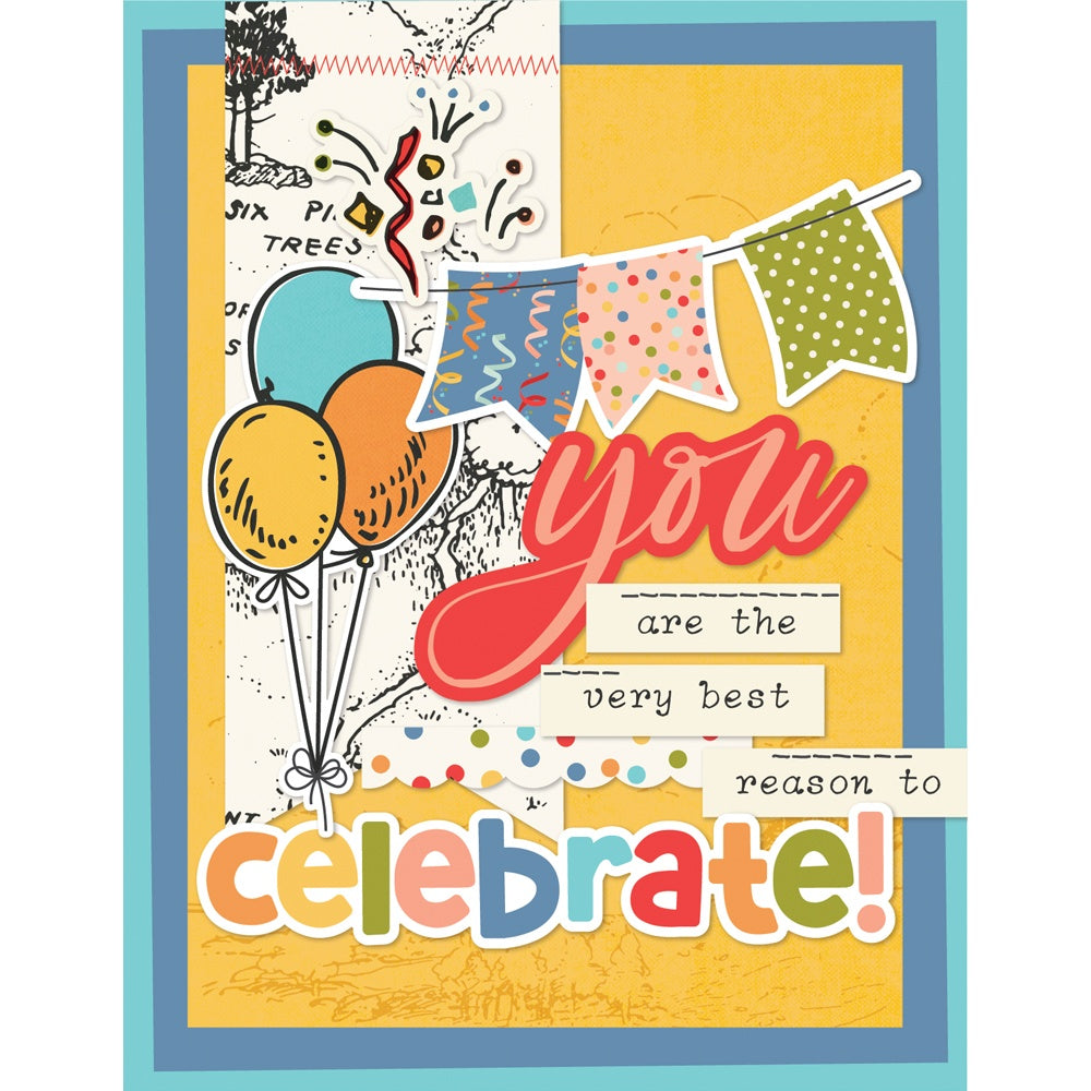 Simple Stories Simple Cards Card Kit-Say Cheese Classic Pooh Birthday