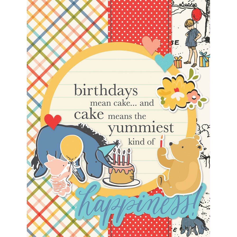 Simple Stories Simple Cards Card Kit-Say Cheese Classic Pooh Birthday