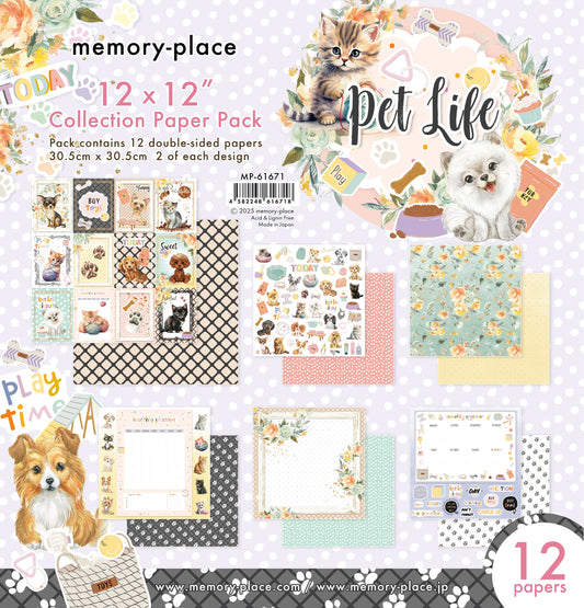Memory Place Collection Pack 12"X12"-Pet Life