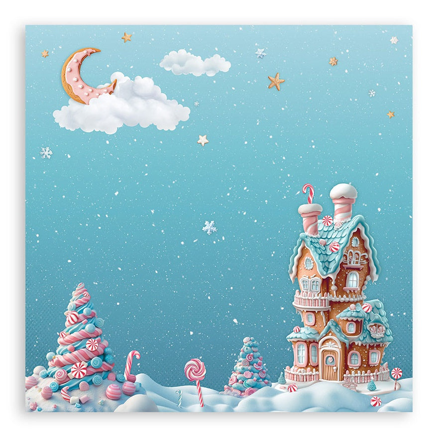 Stamperia Single-Sided Paper Pad 12"x12" 22/Pkg-Candy Christmas