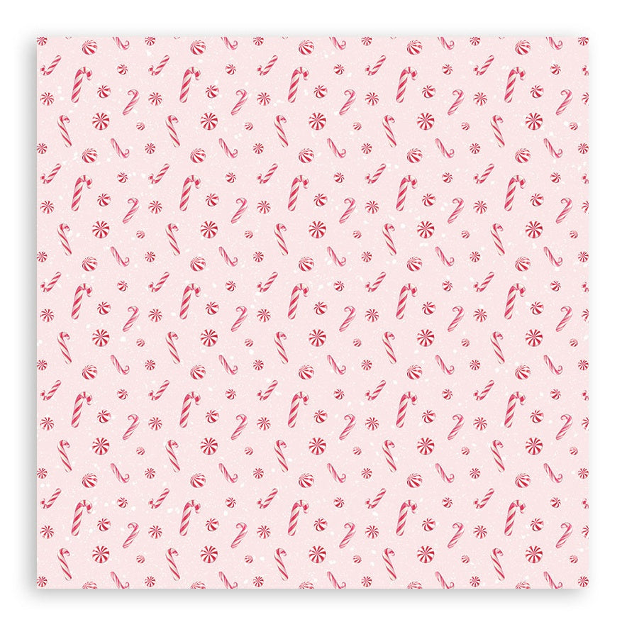Stamperia Single-Sided Paper Pad 12"x12" 22/Pkg-Candy Christmas