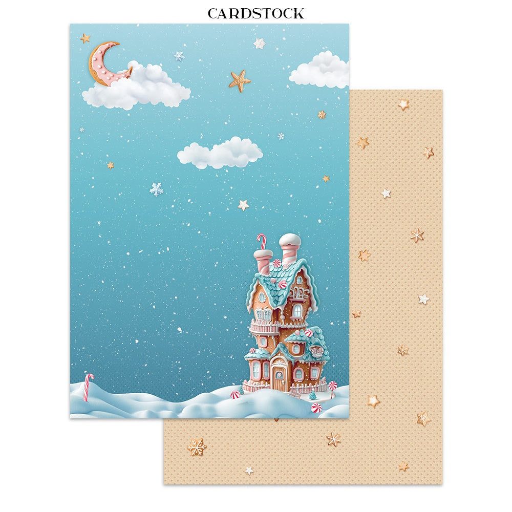 Stamperia Junk Journal Stickers, Cut-outs And Backgrounds-Candy Christmas