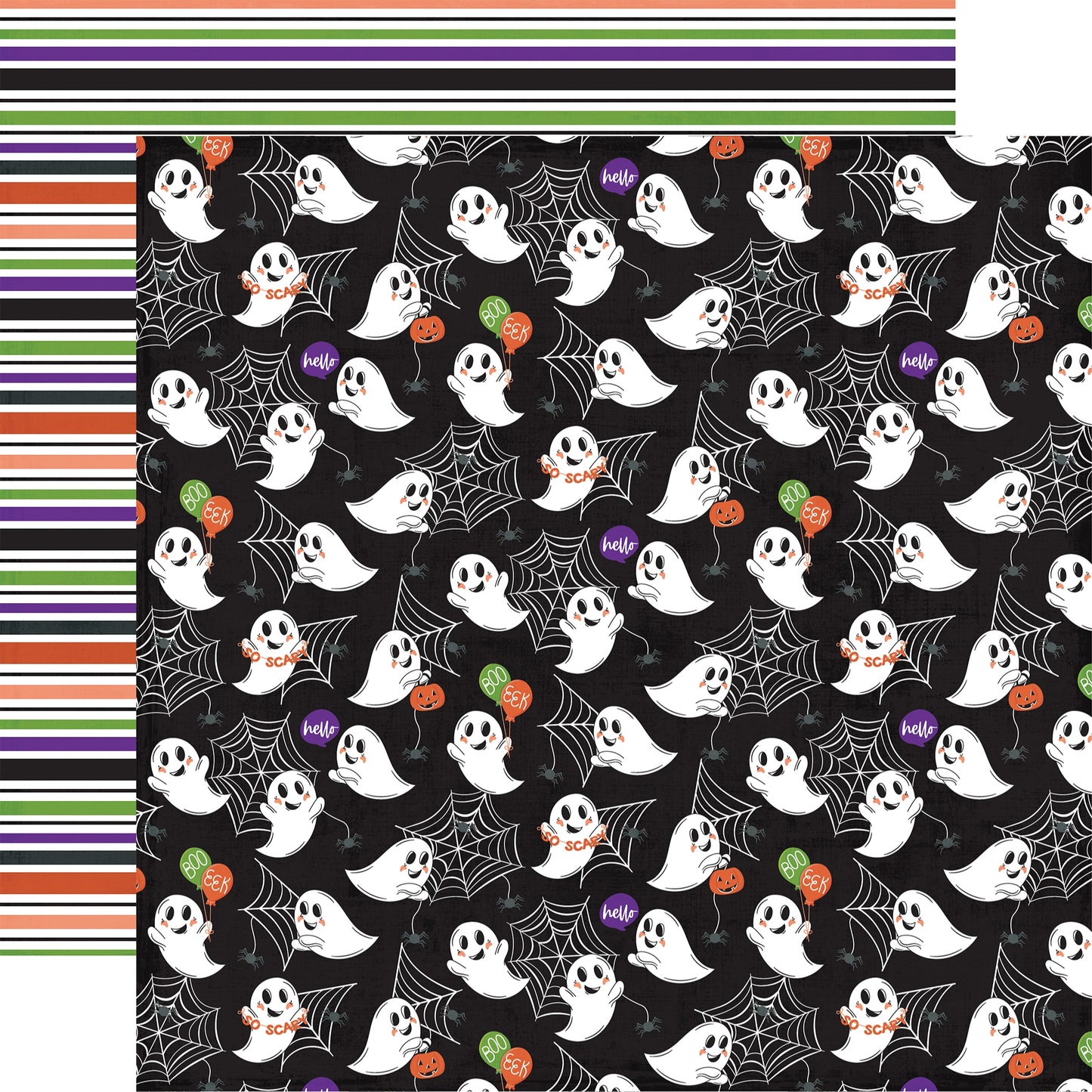 Ghosts And Goblins Double-Sided Cardstock 12"X12"