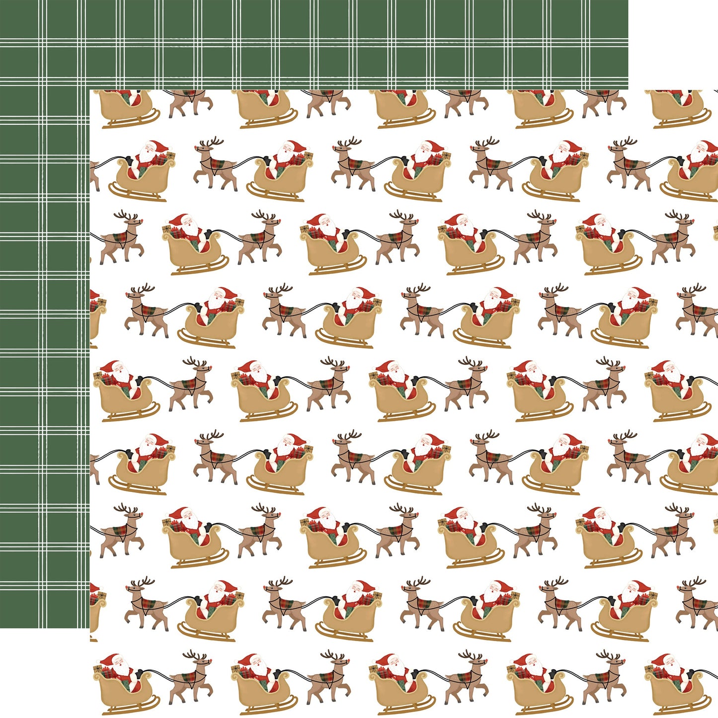 Christmas Village Double-Sided Cardstock 12"X12"-