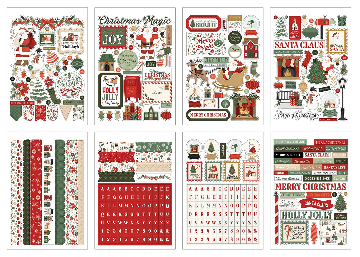Carta Bella Sticker Book-Christmas Village