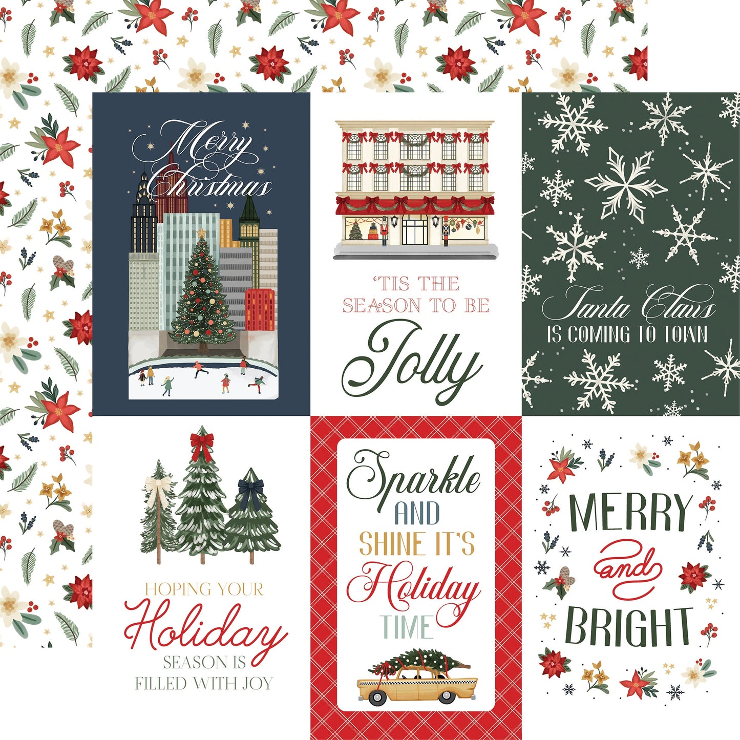 Christmas In The City Double-Sided Cardstock 12"X12"