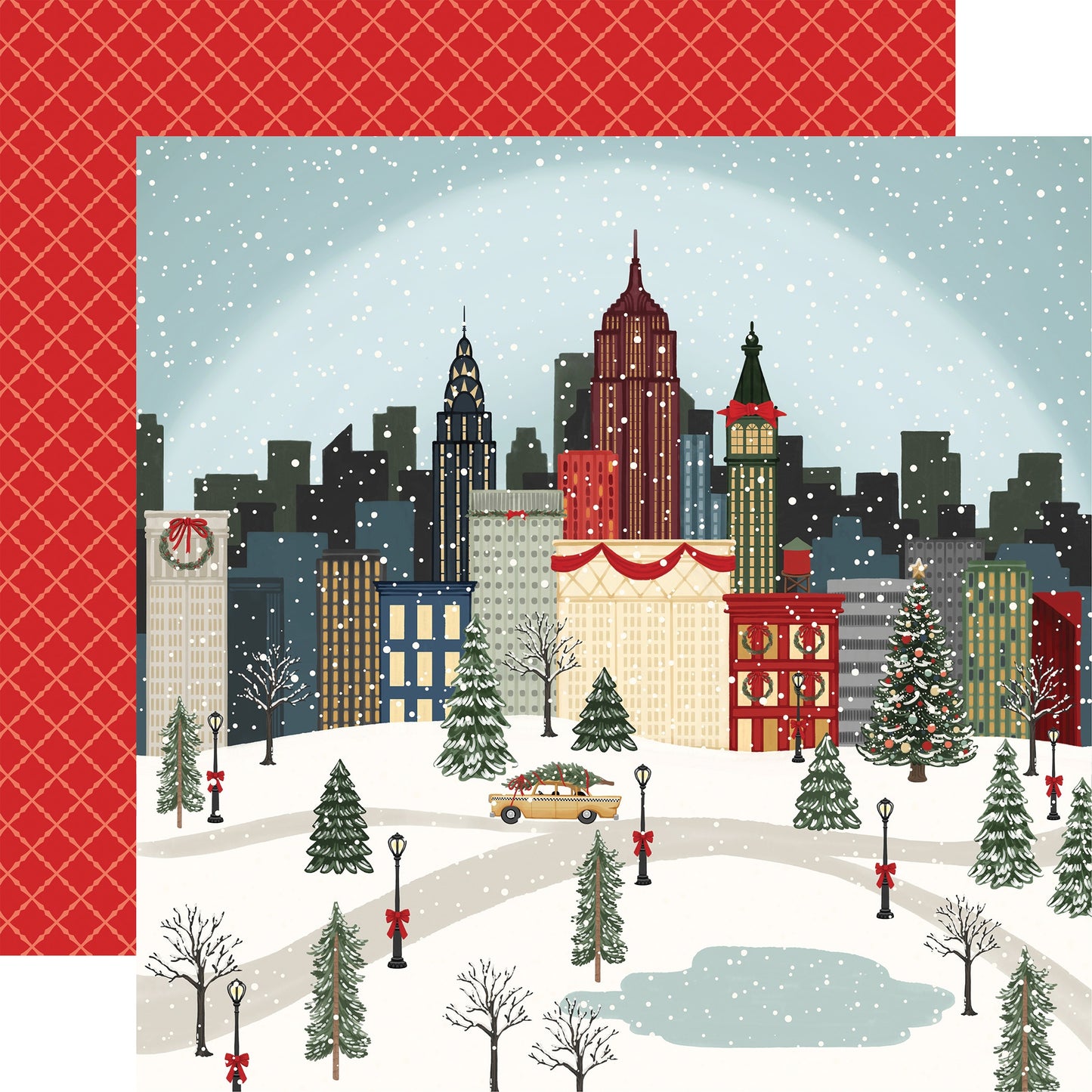 Christmas In The City Double-Sided Cardstock 12"X12"