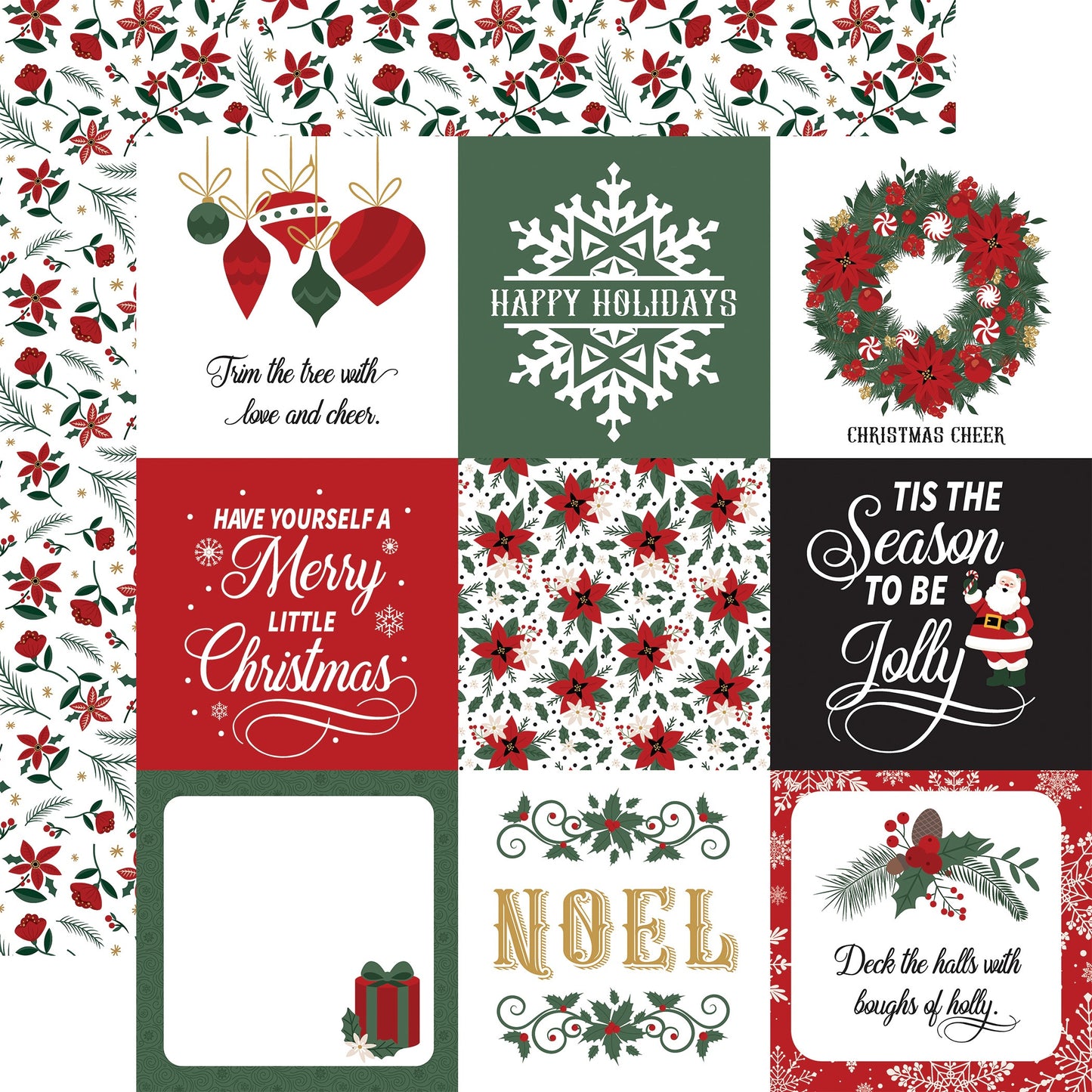 Santa Claus Double-Sided Cardstock 12"X12"