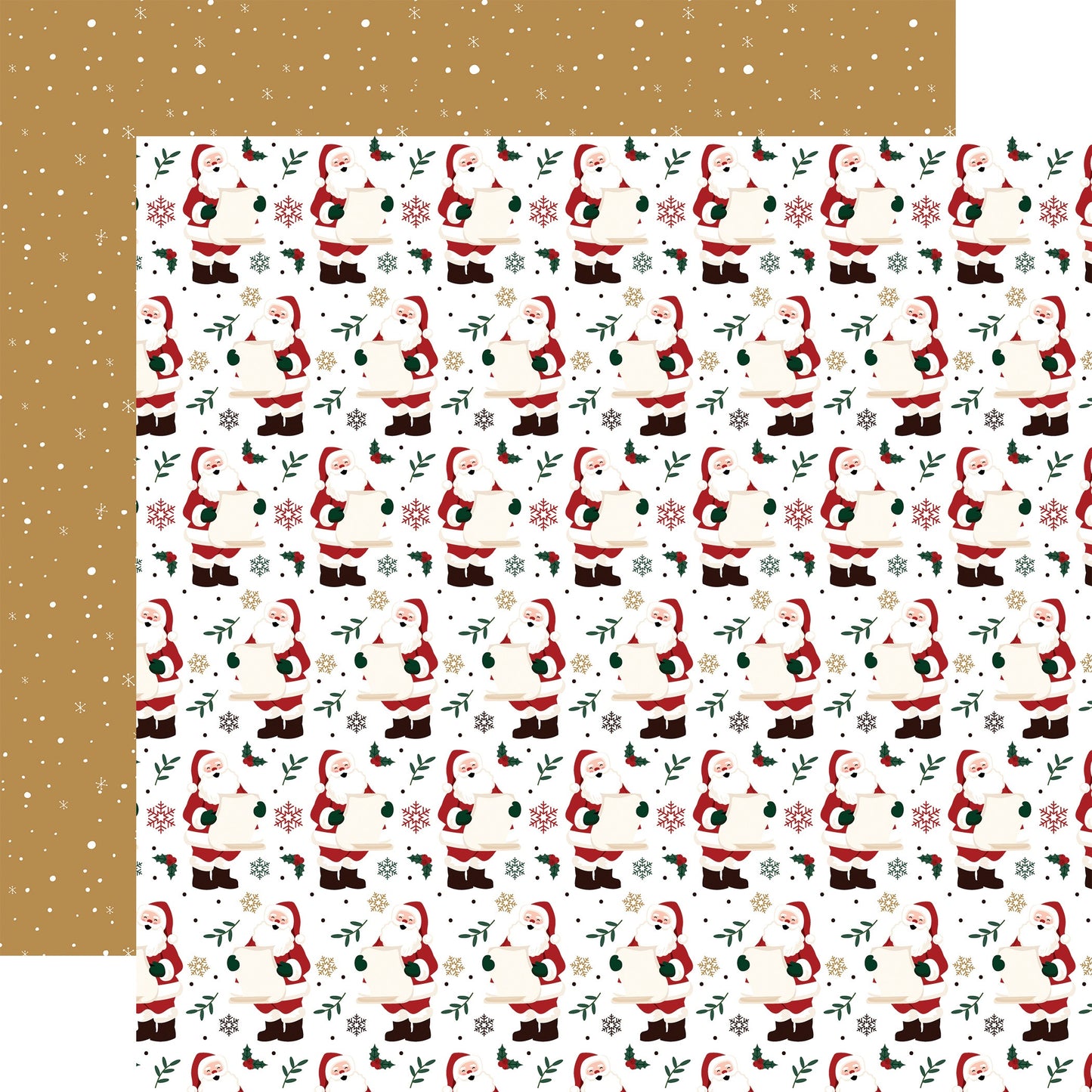 Santa Claus Double-Sided Cardstock 12"X12"