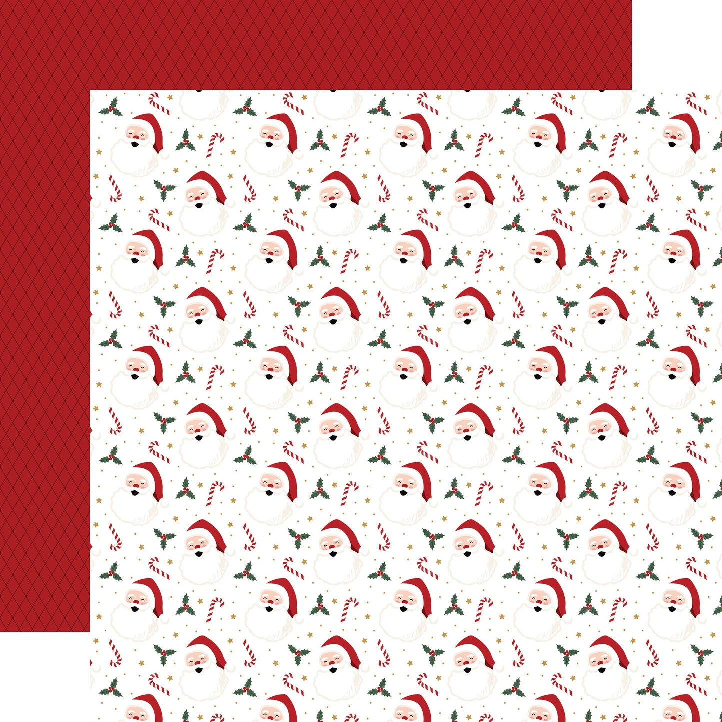 Santa Claus Double-Sided Cardstock 12"X12"