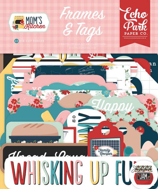 Echo Park Ephemera-Frames & Tags, Mom's Kitchen