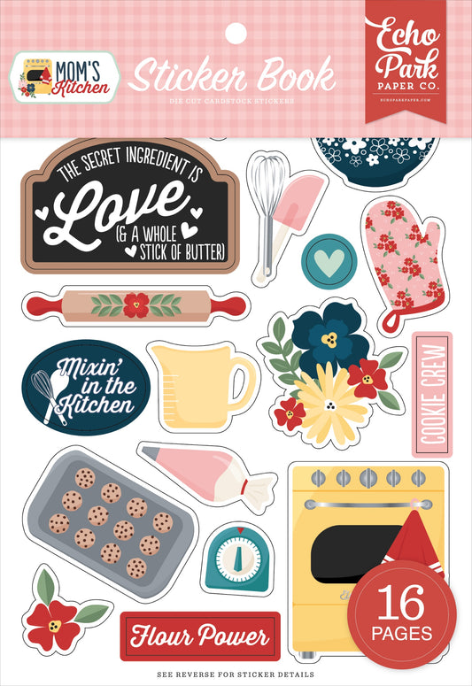 Echo Park Sticker Book-Mom's Kitchen