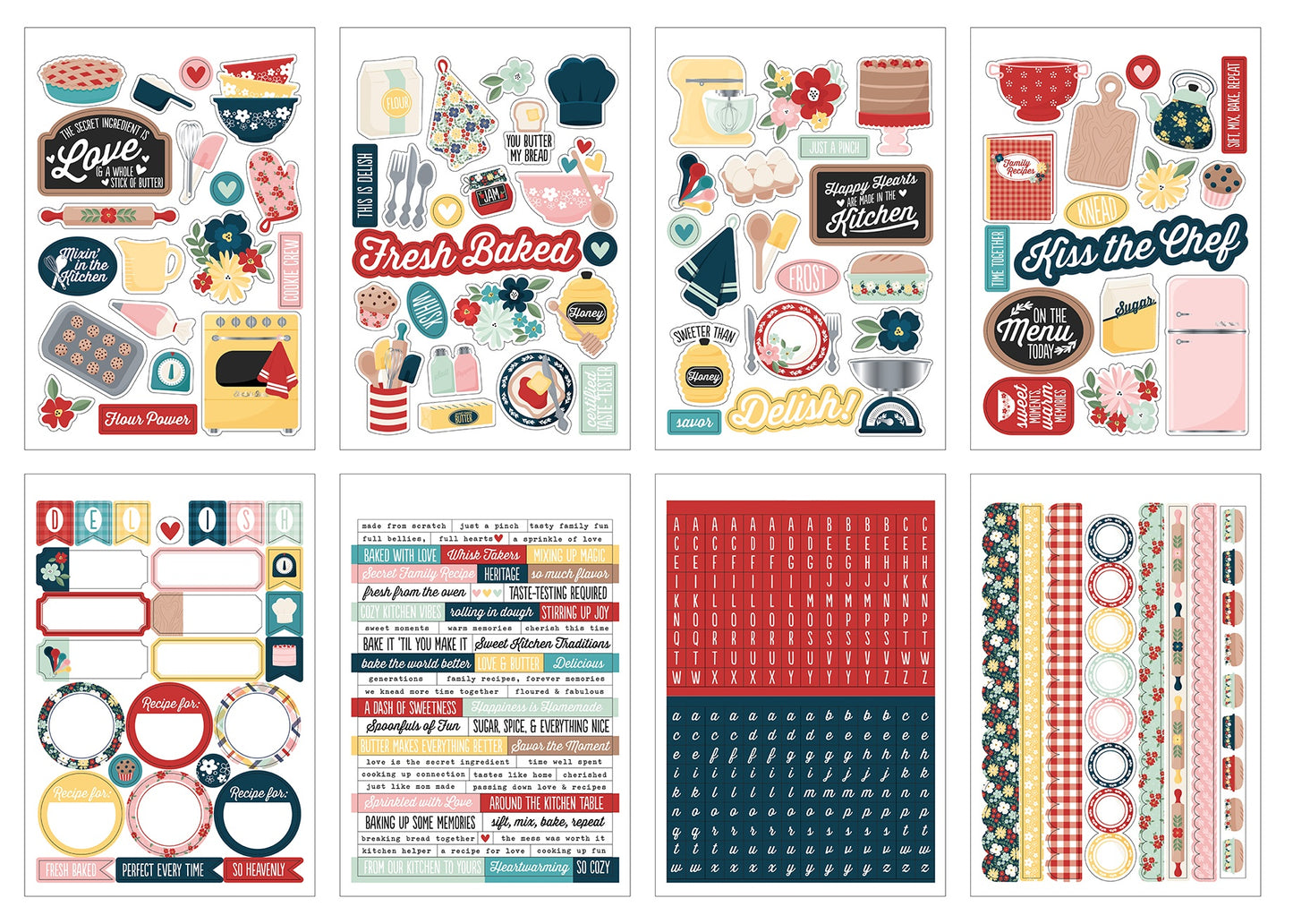 Echo Park Sticker Book-Mom's Kitchen