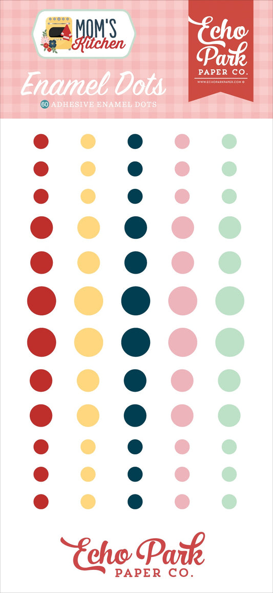 Echo Park Adhesive Enamel Dots-Mom's Kitchen