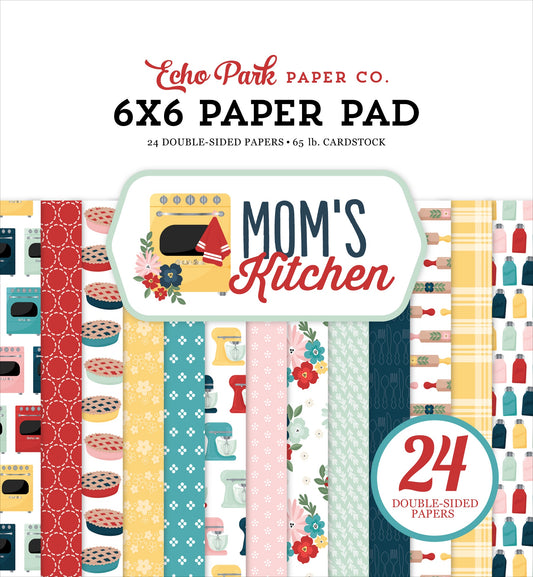 Echo Park Double-Sided Paper Pad 6"X6"-Mom's Kitchen