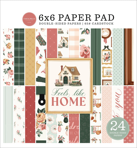 Carta Bella Double-Sided Paper Pad 6"X6"-Feels Like Home