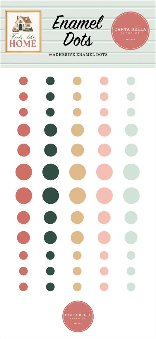 Carta Bella Adhesive Enamel Dots-Feels Like Home