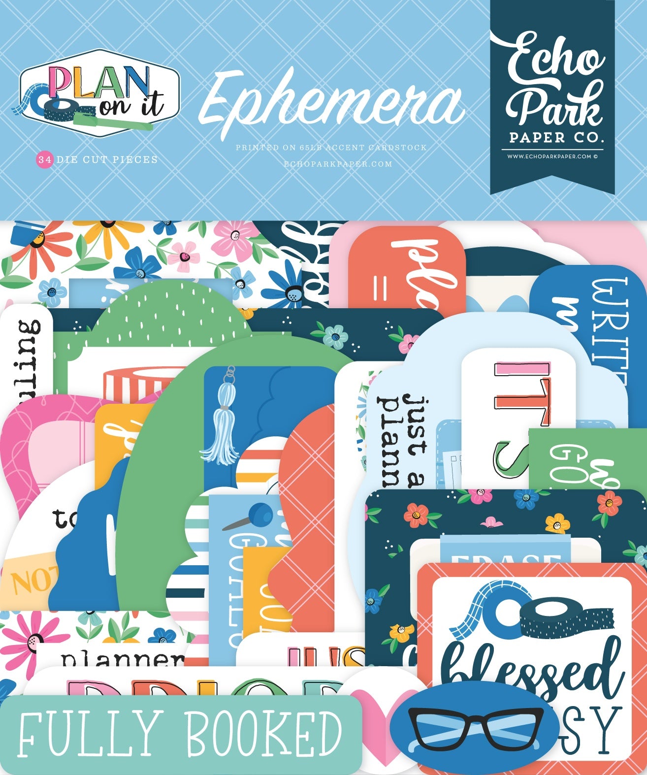 Echo Park Ephemera-Icons, Plan On It
