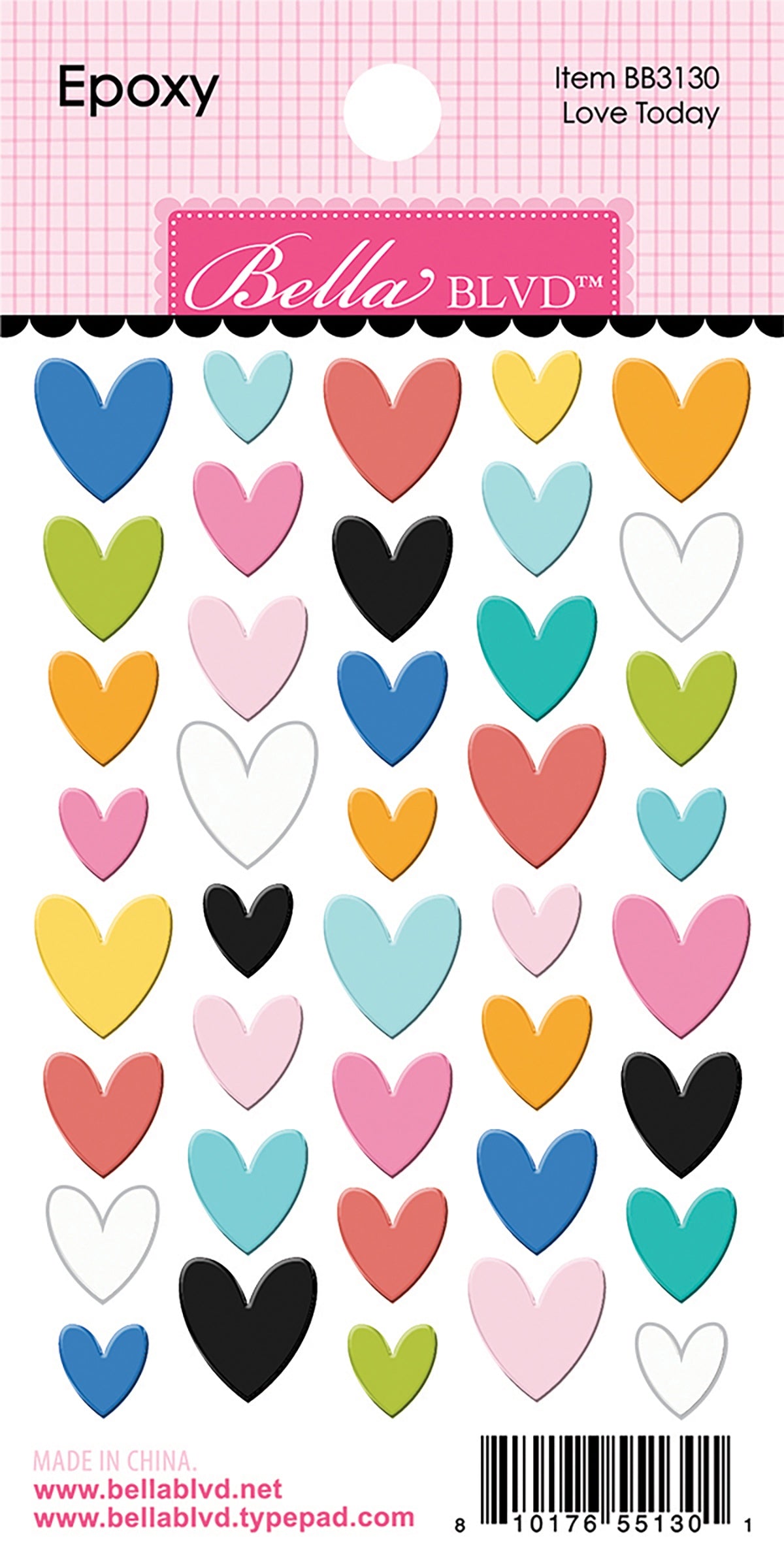 Bella Blvd Documented Epoxy Stickers-Love Today