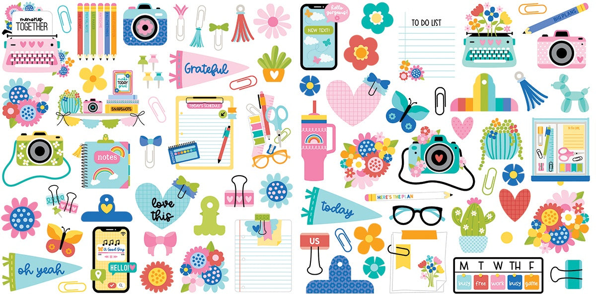 Bella Blvd Cardstock Ephemera-Icons, Documented