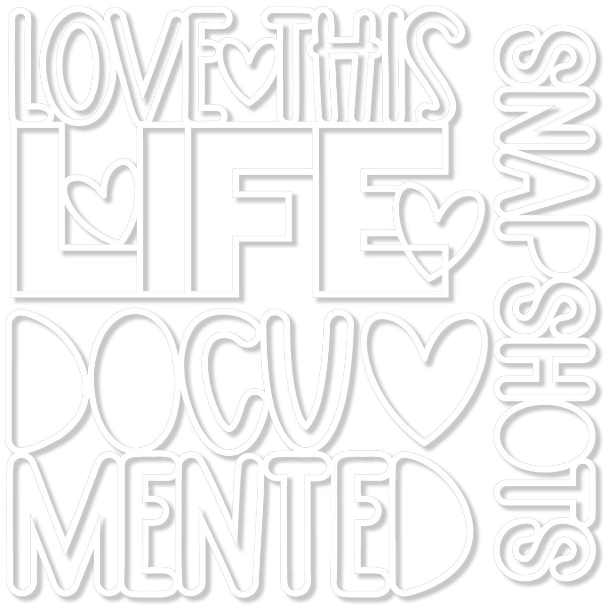 Bella Blvd Documentd Cut-Outs-Documented