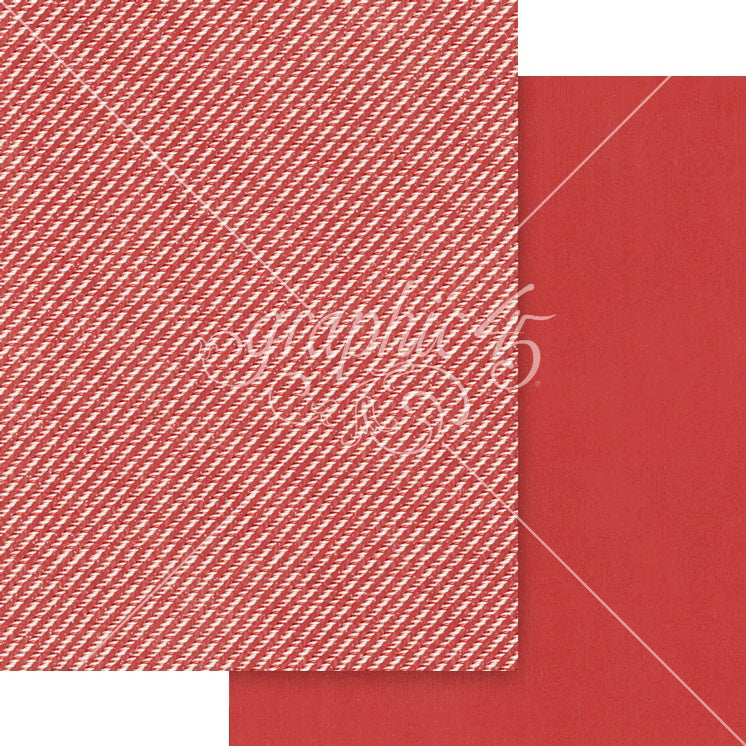 Graphic 45 Patterns & Solids Collection Pack 8.5"X11"-Deck The Halls