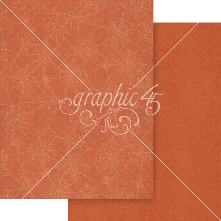 Graphic 45 Patterns & Solids Collection Pack 8.5"X11"-Ghostly Greetings