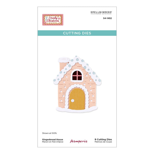 Spellbinders Etched Dies From Candy Christmas By Stamperia-Gingerbread House