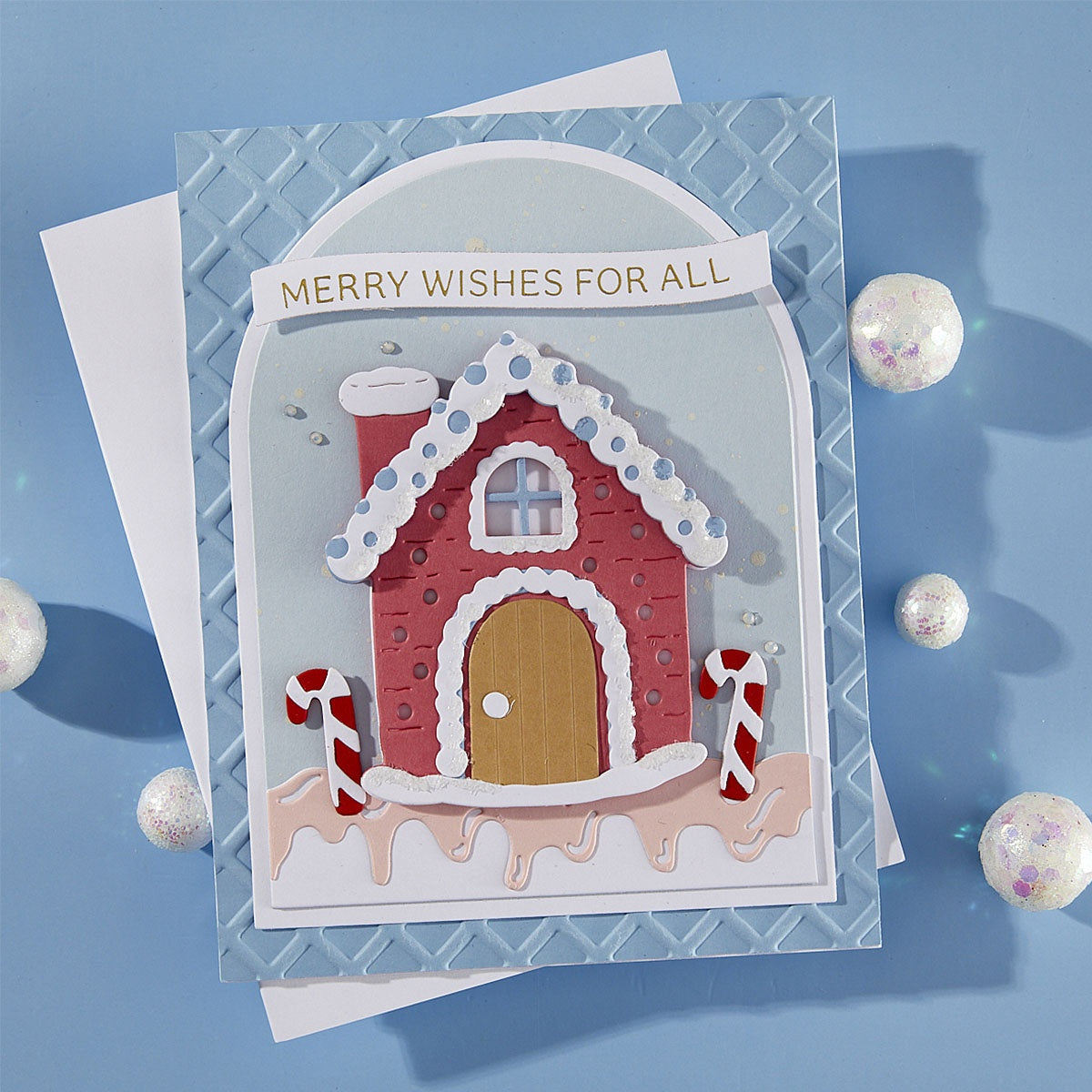 Spellbinders Etched Dies From Candy Christmas By Stamperia-Gingerbread House