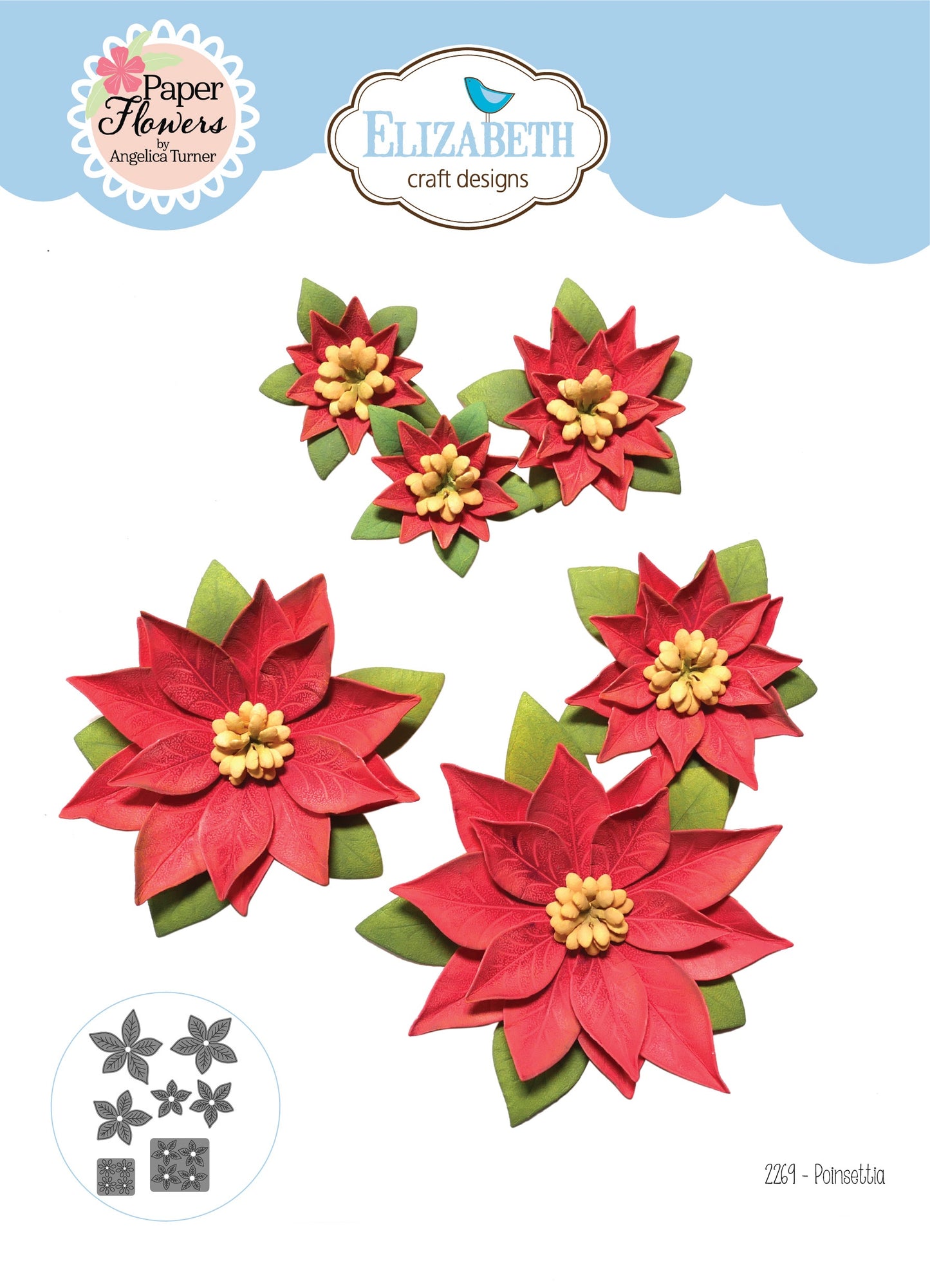 Elizabeth Craft Metal Die-Poinsettia