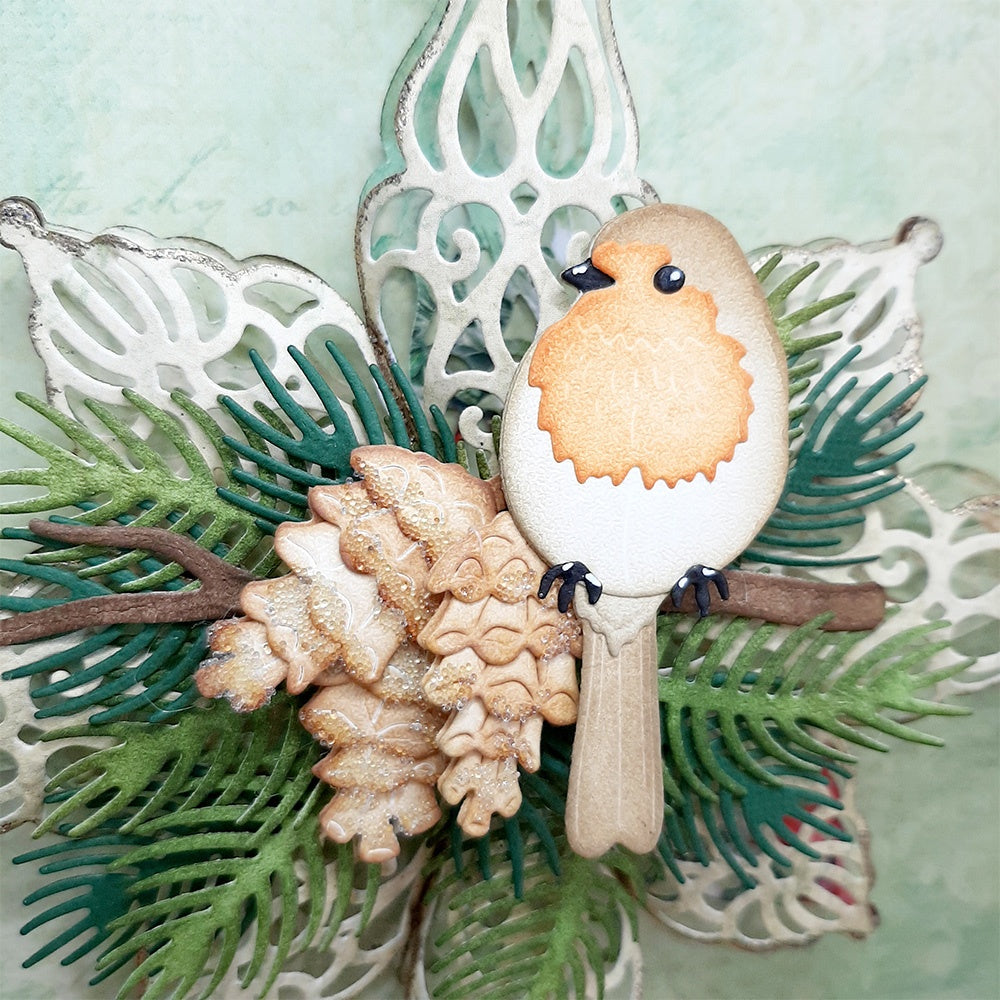 Elizabeth Craft Metal Die-Winter Greenery