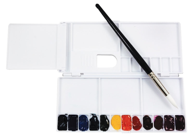 Yasutomo Folding Watercolor Palette-8 1/4" X 3 3/4"