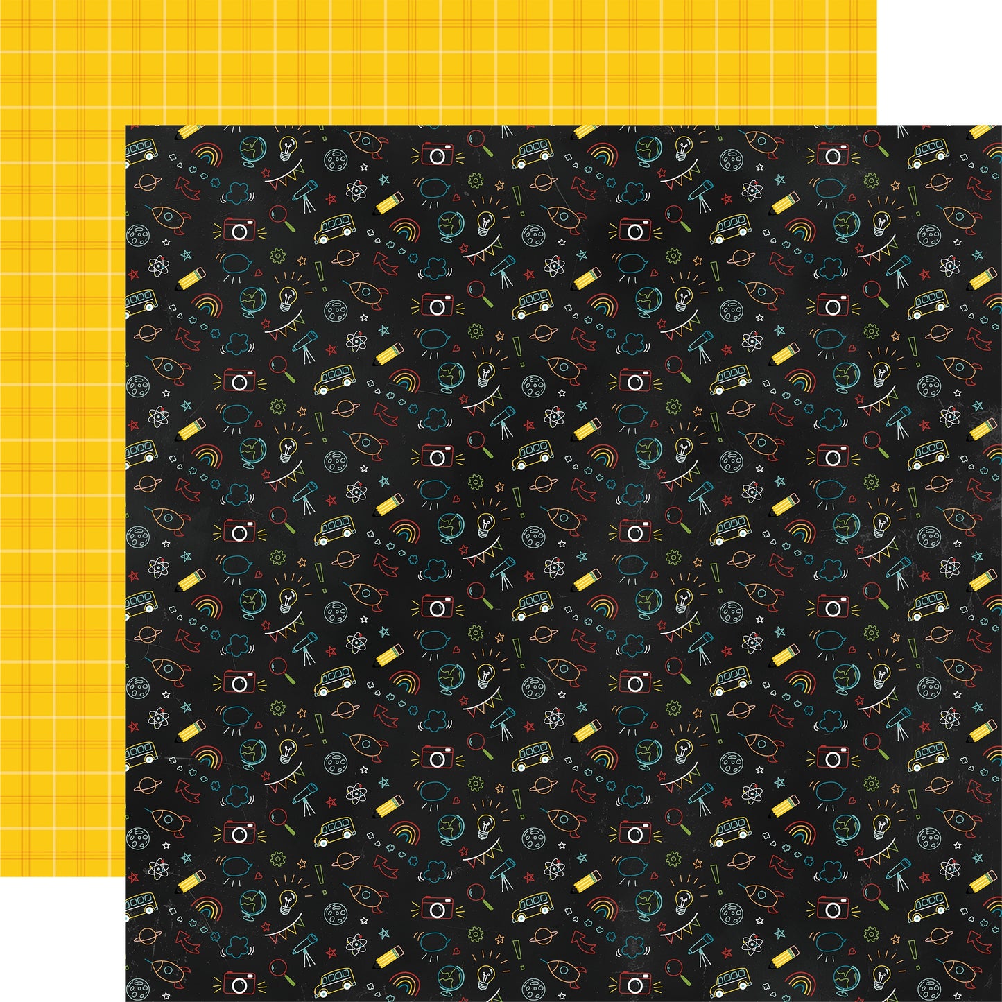 Echo Park Field Trip Double-Sided Cardstock 12X12"-Select Style