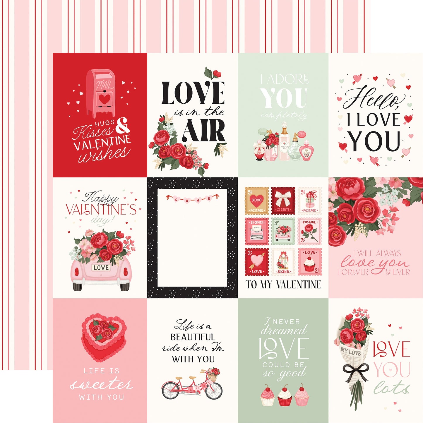 Carta Bella Be Mine Double-Sided Cardstock 12"X12"-Select Style