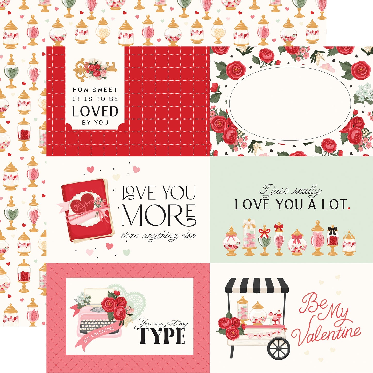 Carta Bella Be Mine Double-Sided Cardstock 12"X12"-Select Style