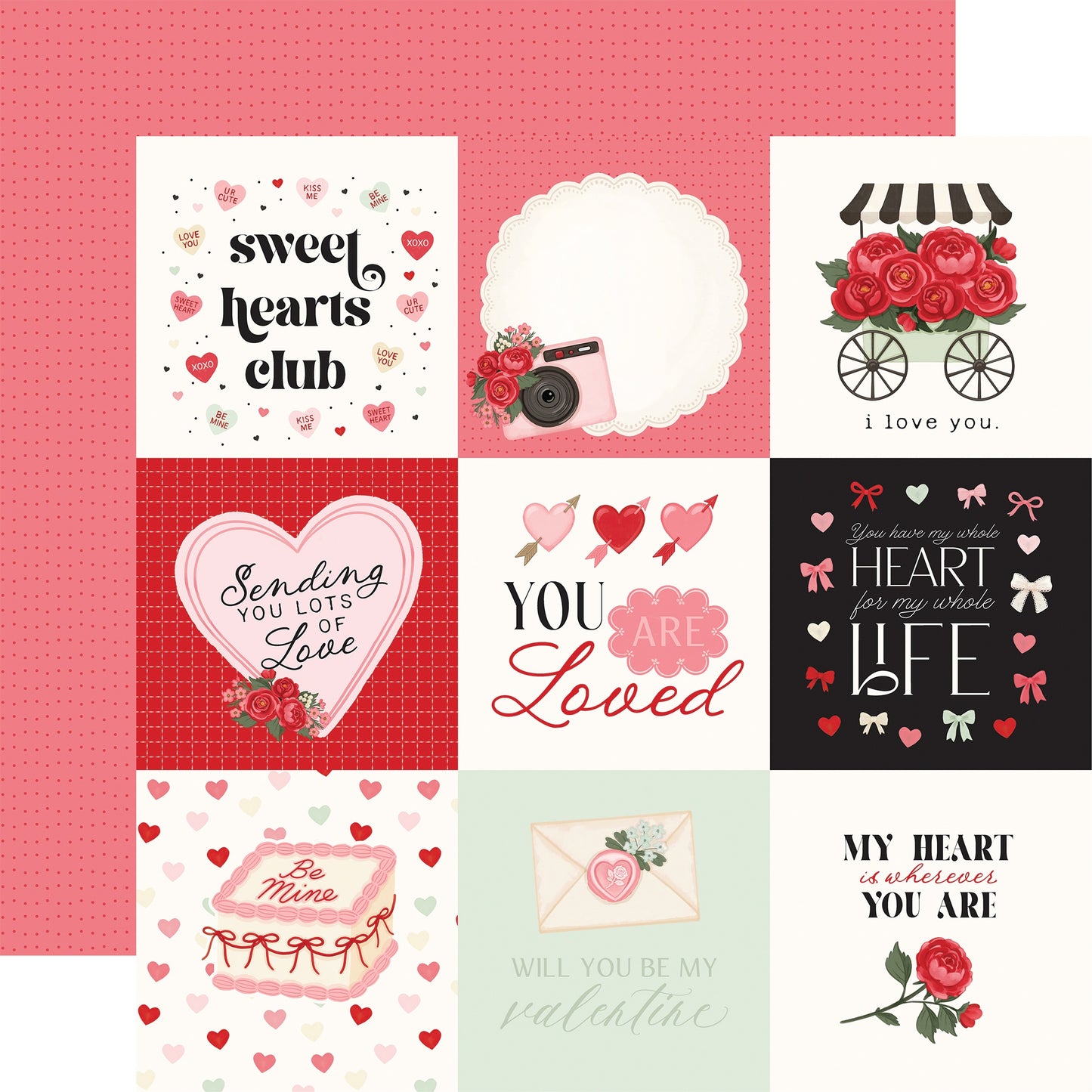 Carta Bella Be Mine Double-Sided Cardstock 12"X12"-Select Style